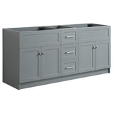 ARIEL Hamlet 72-in Black Bathroom Vanity Cabinet