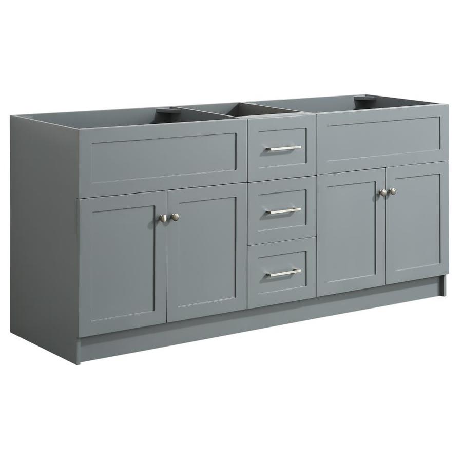 ARIEL Hamlet 72-in White Bathroom Vanity Cabinet - Super Arbor