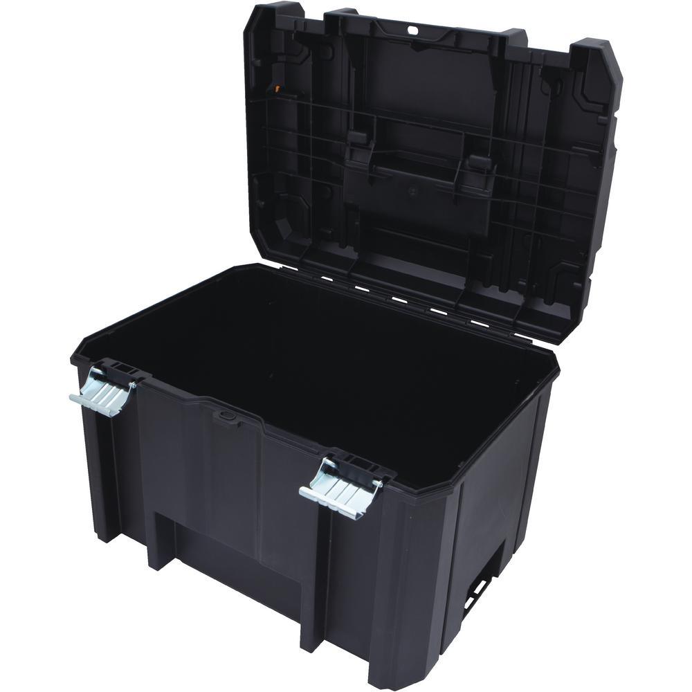 TSTAK VI 17 in. Stackable Deep Tool Storage Box - Super Arbor