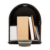 Northpointe Large, Steel Post Mount Mailbox, Venetian Bronze - Super Arbor