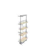 Rev-A-Shelf 10-in W x 50.75-in H 4-Tier Pull Out Metal Soft Close Baskets & Organizers