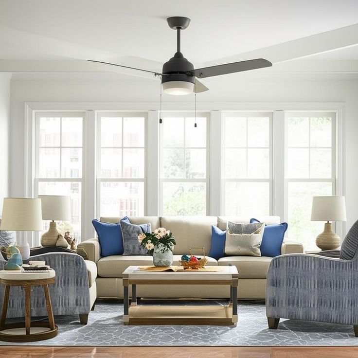 Home Decorators Collection Carrington 60-inch LED Ceiling Fan with Light Kit