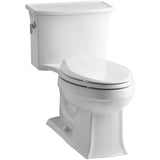 Archer 1-piece 1.28 GPF Single Flush Elongated Toilet in Almond - Super Arbor