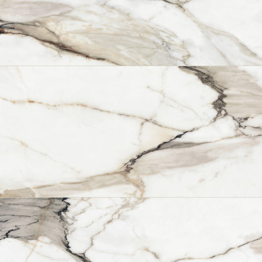 Satori Calacatta Dorado 24-in x 48-in Honed Porcelain Marble look Floor and Wall Tile product image