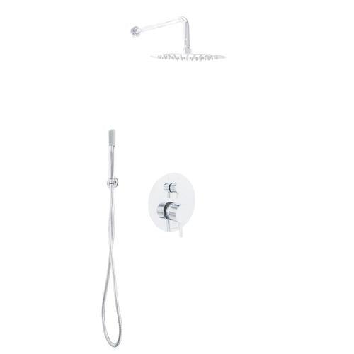 Dyconn Faucet Spectrum Brushed Nickel Built-in Shower System (Valve Included) - Super Arbor