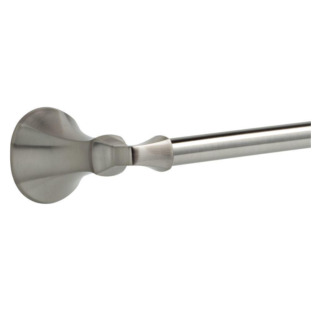 Mandara 4-Pc. Bath Hardware Set in SpotShield Brushed Nickel with Towel Ring, Toilet Paper Holder, 24" Towel Bar & Hook - Super Arbor