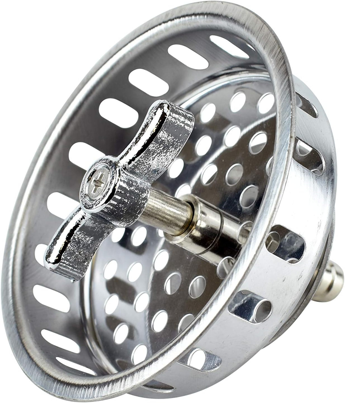 Keeney K5410 3.5-in Stainless Steel Leakproof Turn-to-Seal Kitchen Sink Strainer with Basket