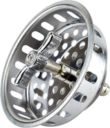 Keeney K5410 3.5-in Stainless Steel Leakproof Turn-to-Seal Kitchen Sink Strainer with Basket