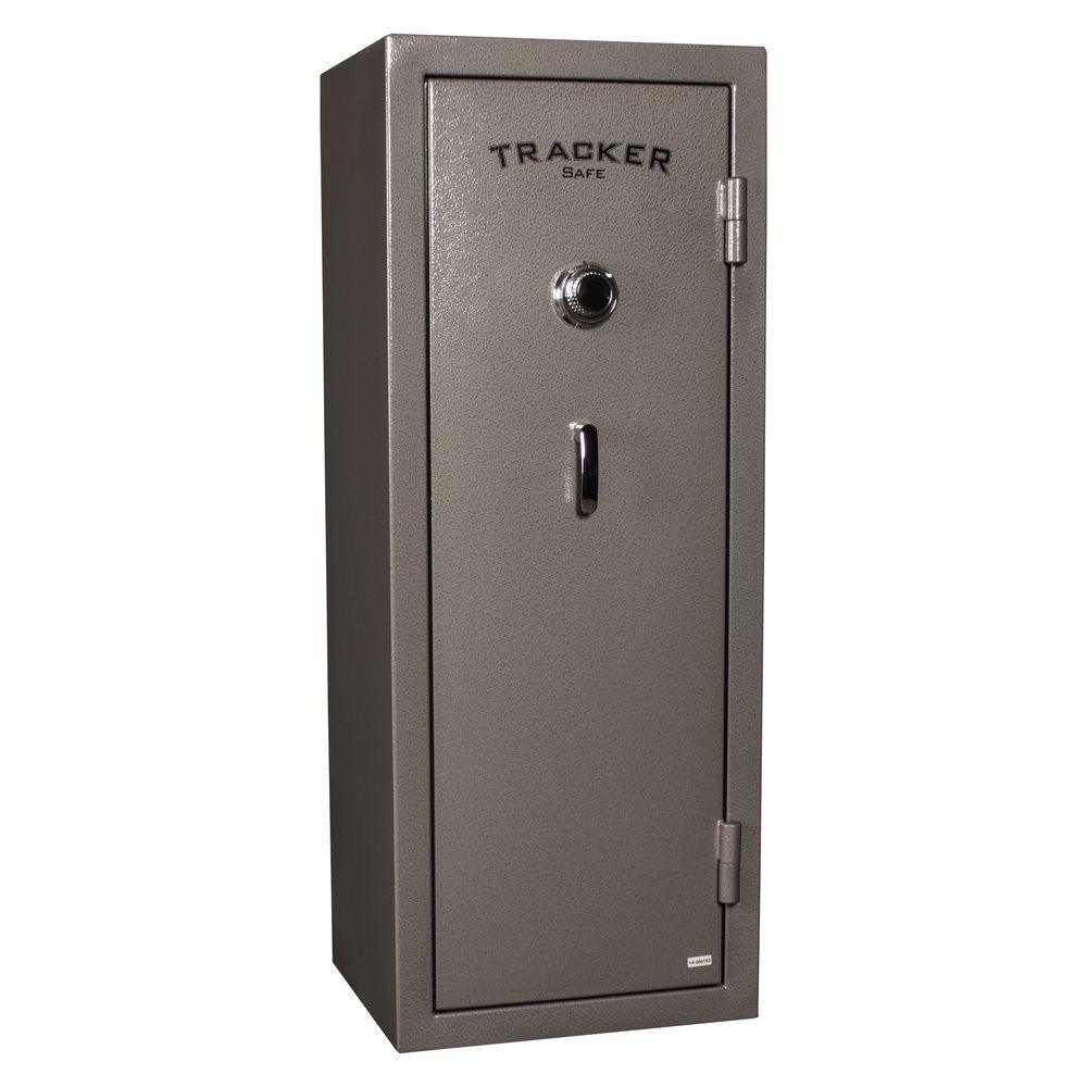 14-Gun Fire-Resistant Combination Gun Safe, Gray - Super Arbor