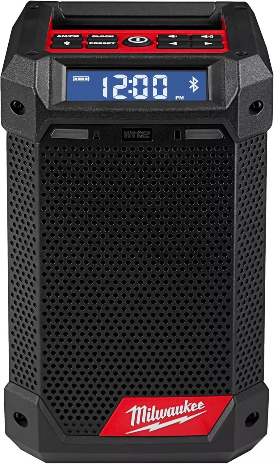 Milwaukee M12 12-Volt Lithium-Ion Cordless Bluetooth/AM/FM Jobsite Radio + Charger with M12 2.0Ah Battery