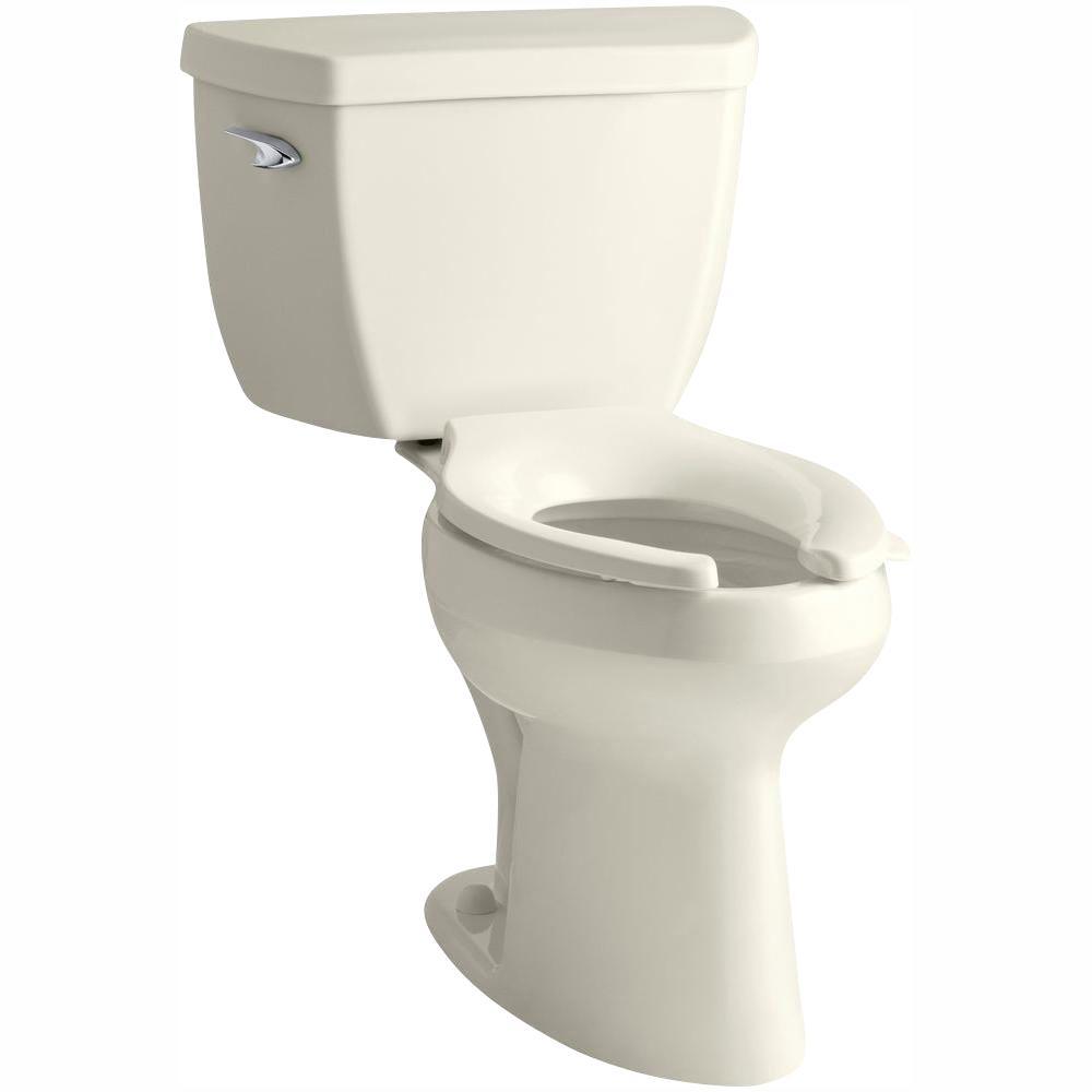 Highline Classic Comfort Height 2-piece 1.0 GPF Single Flush Elongated Toilet in White, Seat Not Included - Super Arbor