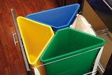 Rev-A-Shelf 25-Quart Plastic Soft Close Pull Out Trash Can