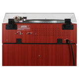 Stereo Turntable with Bluetooth Receiver and Record Storage Compartment - Super Arbor