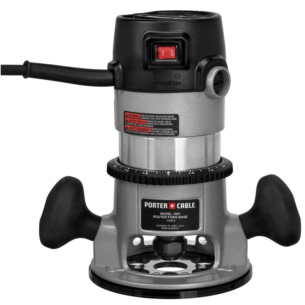 11 Amp Corded 1-3/4 Horsepower Fixed Base Router Kit - Super Arbor