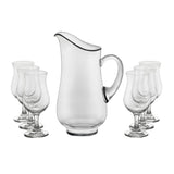 Modern Bar 7-Piece Sangria Glass Entertainment Set