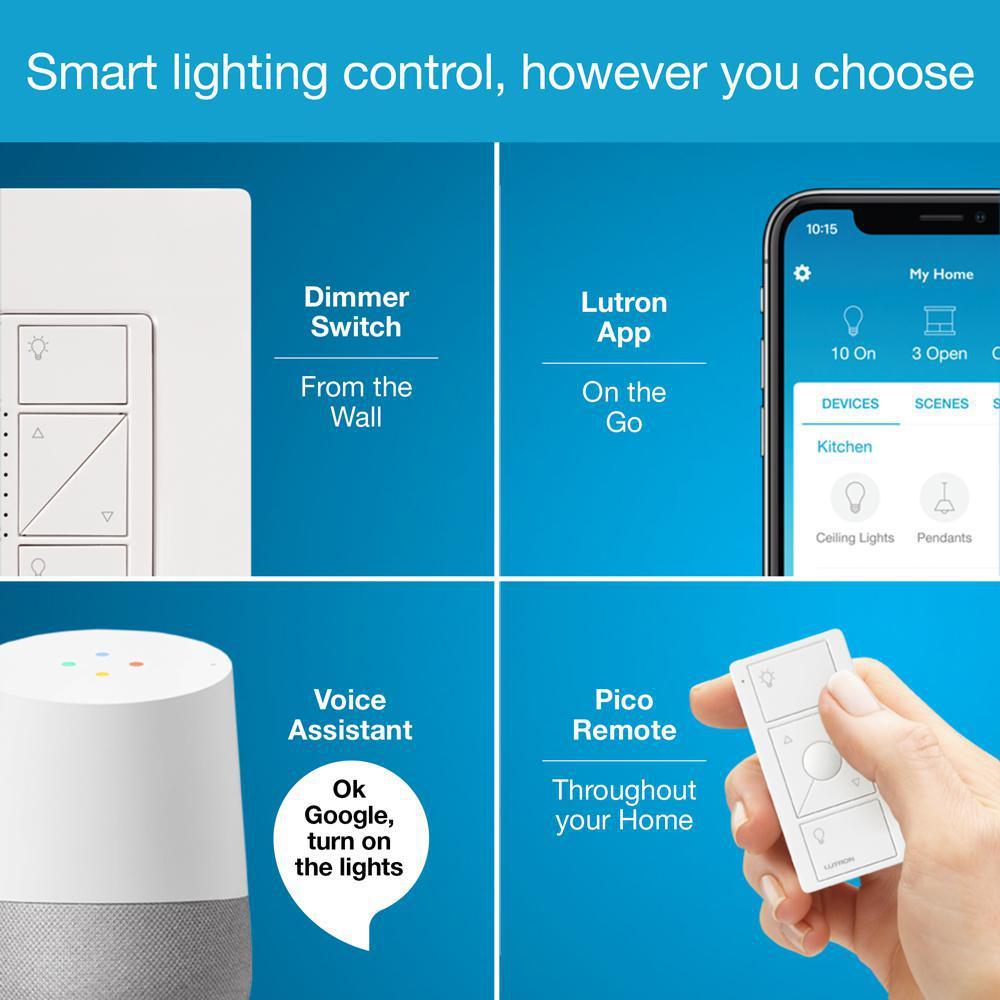 Caseta Wireless Smart Lighting Dimmer Switch Starter Kit - Super Arbor