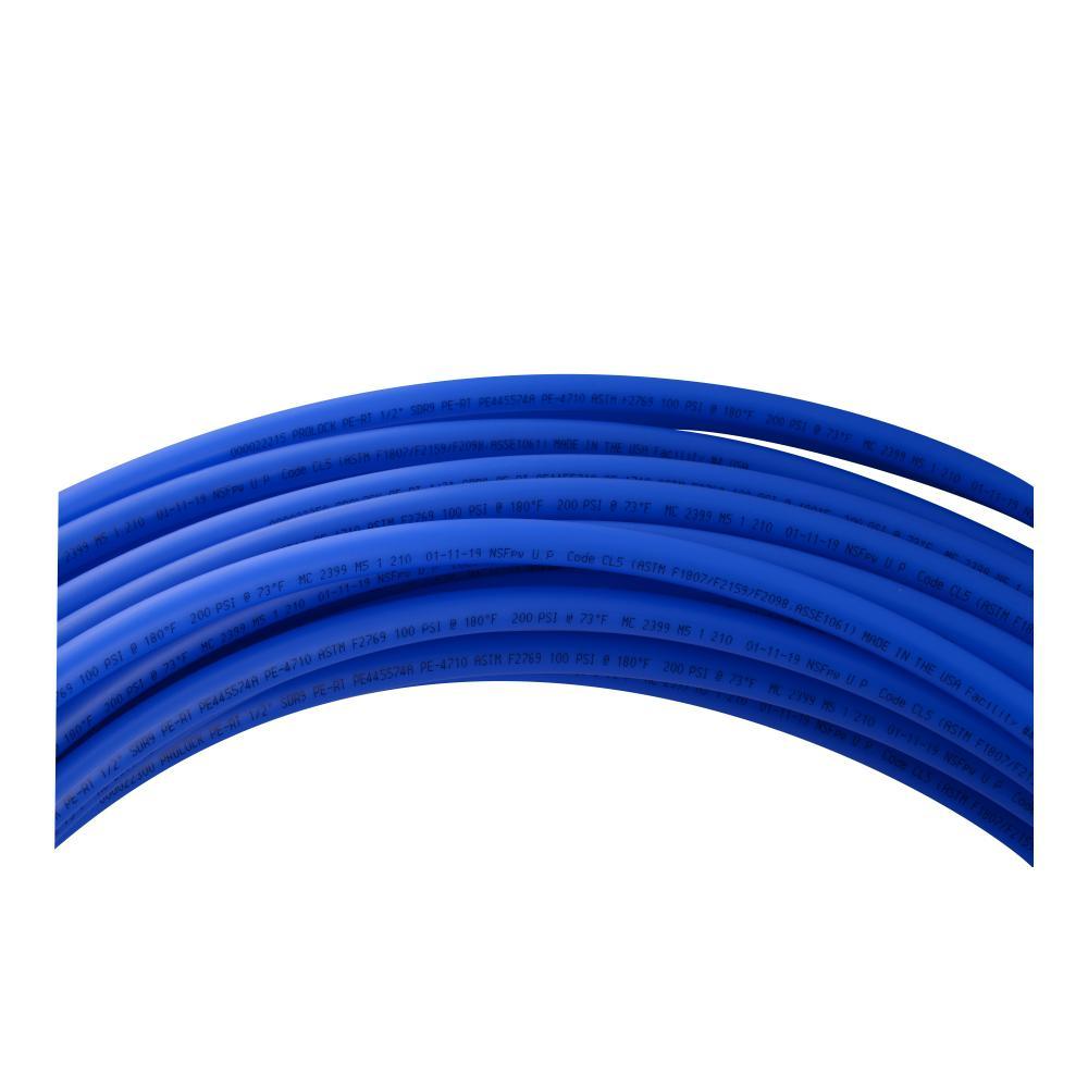 1/2 in. x 100 ft. Blue Coil PERT Pipe - Super Arbor