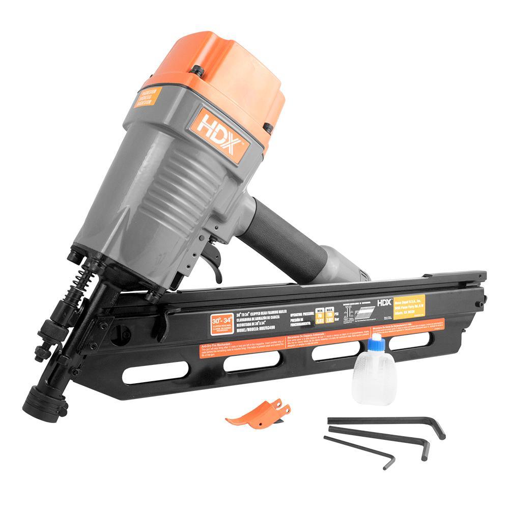 34¬∞ Corded Pneumatic Clipped Head Framing Nailer - Super Arbor