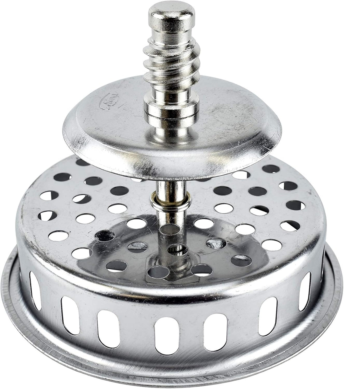 Keeney K5410 3.5-in Stainless Steel Leakproof Turn-to-Seal Kitchen Sink Strainer with Basket