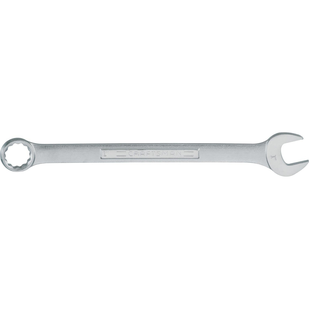 Craftsman 1-in SAE Combination Wrench, 12-Point, Chrome Finish
