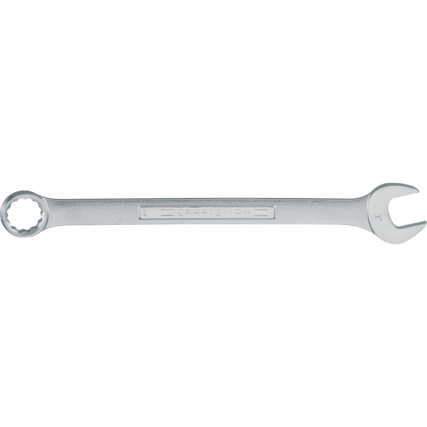 Craftsman 1-in SAE Combination Wrench, 12-Point, Chrome Finish