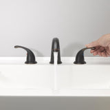 Home2O Esme Chrome 2-handle Widespread WaterSense Bathroom Sink Faucet with Drain - Super Arbor