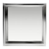 12 in. x 12 in. x 4 in. Niche in Polished Stainless Steel - Super Arbor