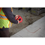 48 in. Concrete Screed Level w/ 150 ft. Extra Bold Large Capacity Chalk Reel - Super Arbor