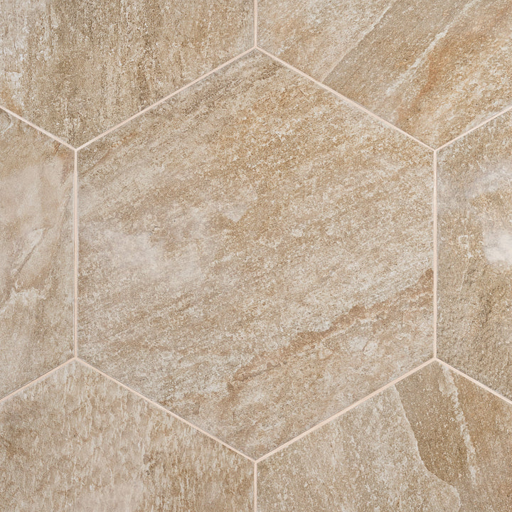 Artmore Tile Petro Sand Beige 20-in x 20-in Matte Porcelain Hexagon Floor and Wall Tile product image