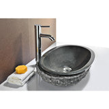 Dragons Peak Vessel Sink in Mandy Black - Super Arbor