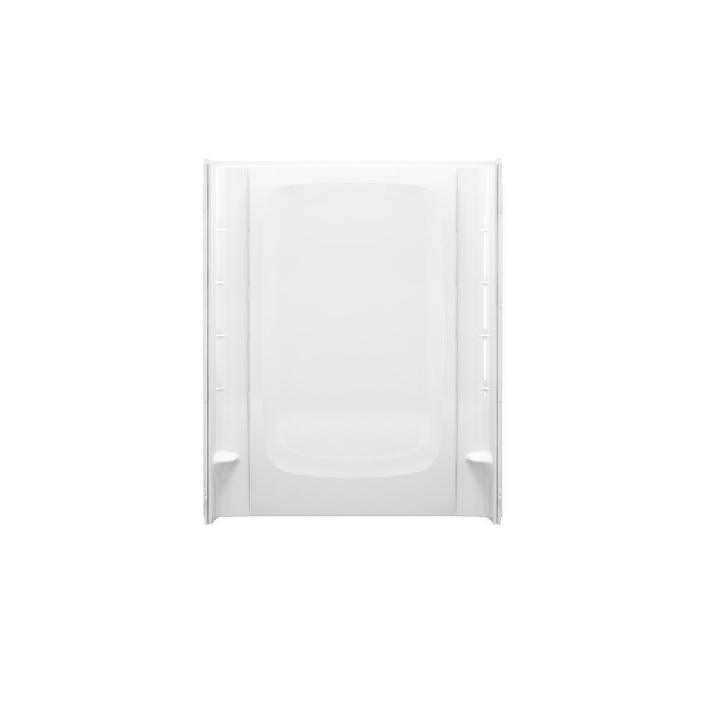STORE+ 30 in. x 60 in. Single Threshold Right-Hand Shower Base with Shower Walls and 12-Piece Accessory Kit in White - Super Arbor