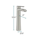 MR Direct Porcelain Vessel Sink in White with 731 Faucet and Pop-Up Drain in Brushed Nickel