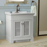 American Standard Portsmouth 30-in White Bathroom Vanity Cabinet