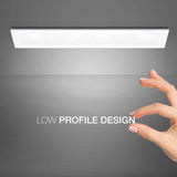 Commercial Electric 6 in. x 4 ft. 1900 Lumens Dimmable White Integrated LED Flat Panel Ceiling Flush Mount Fixture with Color Change 5CCT