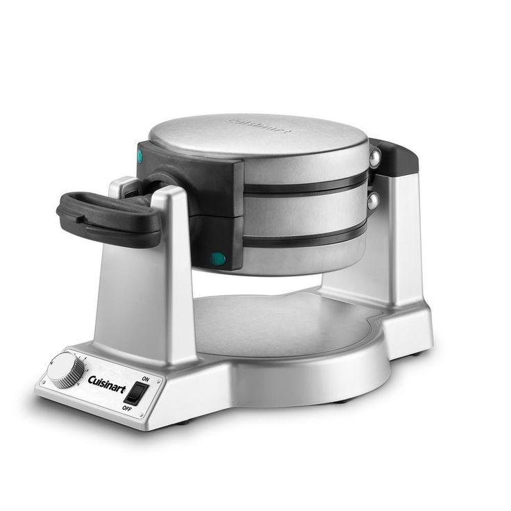 2-Waffle Stainless Steel Flip Belgian Waffle Maker