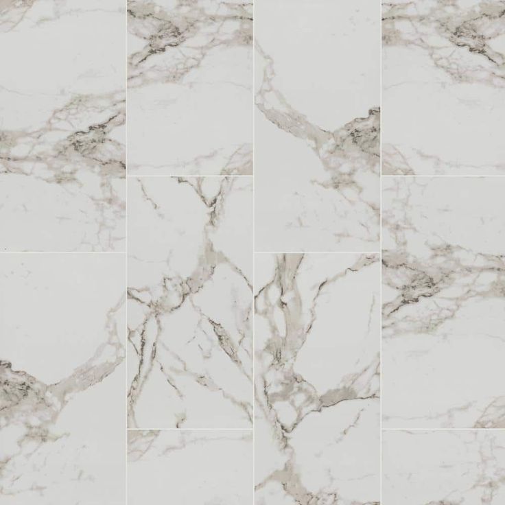 Crystal Bianco 12 in. x 24 in. Polished Porcelain Floor and Wall Tile (16 sq. ft./Case)