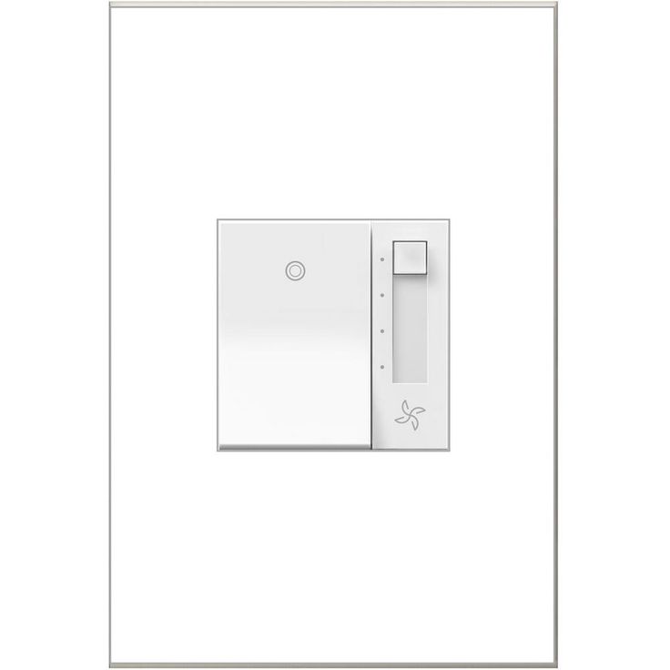 Legrand adorne Paddle 1.6 Amp 4-Speed Fan Control, Magnesium