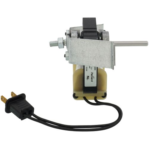 Packard 82423K inducer motor - detail view (Type: Shaded Pole; Voltage: 120v)