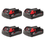 M18 18-Volt Lithium-Ion Compact Battery Pack 2.0Ah (8-Pack) - Super Arbor