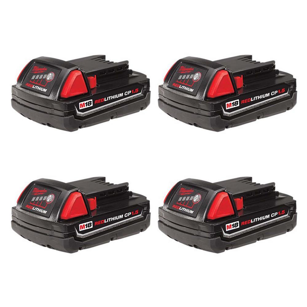 M18 18-Volt Lithium-Ion XC Extended Capacity Battery Pack 6.0Ah (4-Pack) - Super Arbor