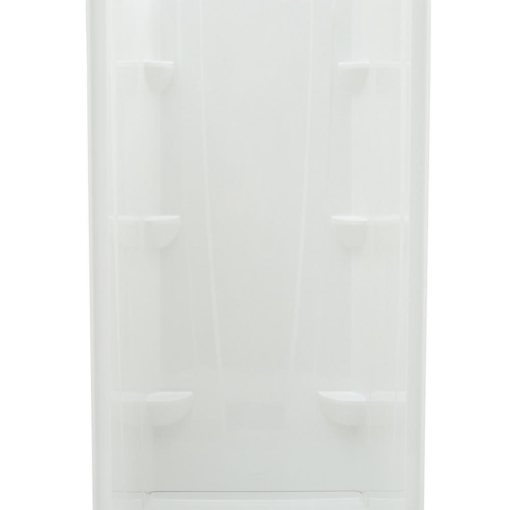 A2 36 in. x 36 in. x 76 in. Shower Stall in White - Super Arbor