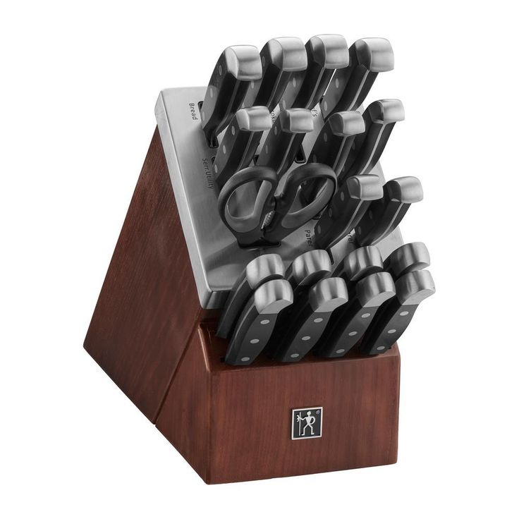 Statement 20-Piece Self-Sharpening Knife Block Set