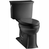 Archer Comfort Height 2-Piece 1.28 GPF Single Flush Elongated Toilet with AquaPiston Flushing Technology in Almond - Super Arbor