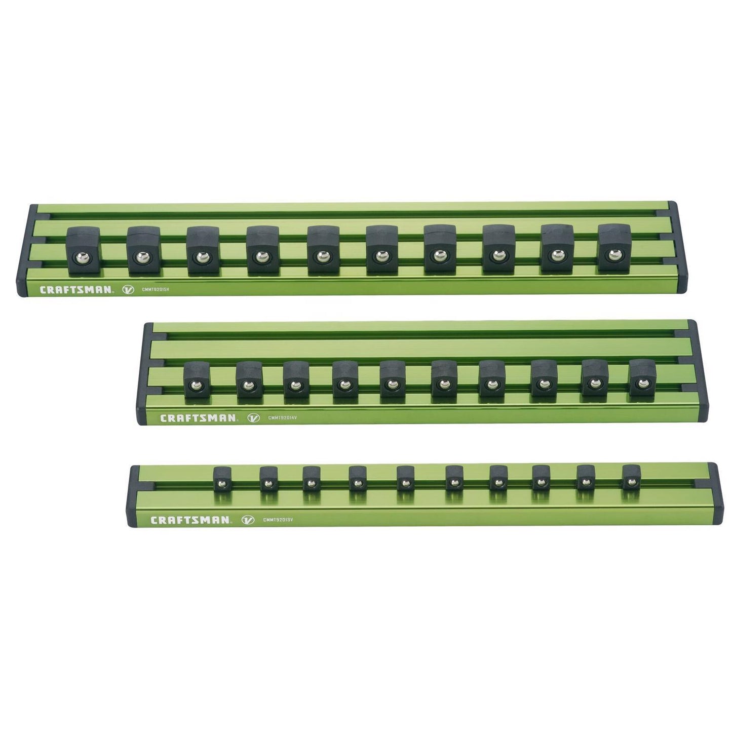 Craftsman V-Series Magnetic Socket Rail Set, 3 pc