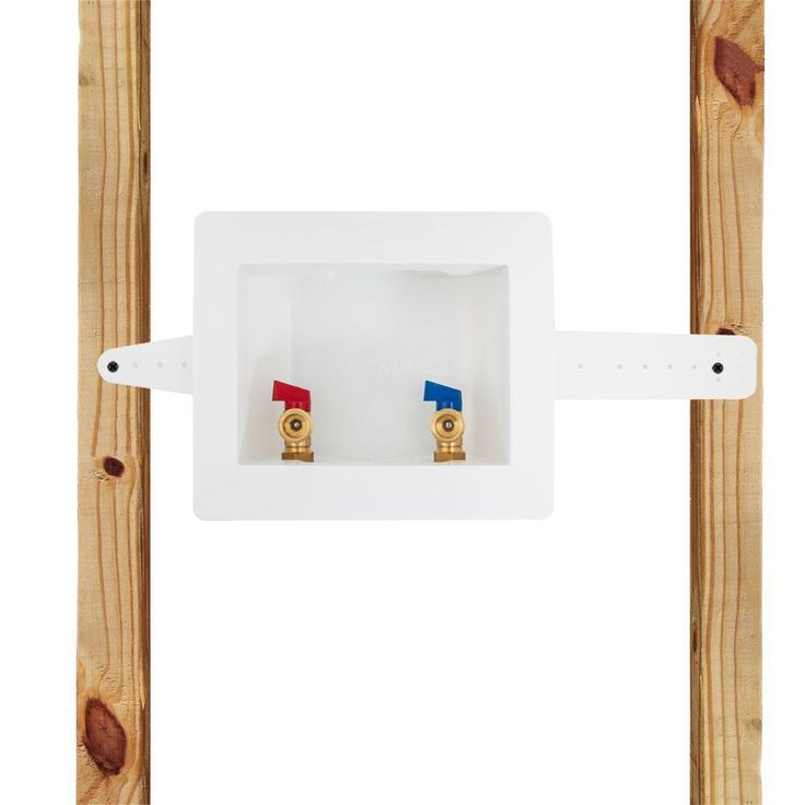 1/2 in. PEX Center Drain Washing Machine Outlet Box