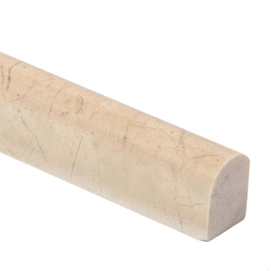 Anatolia Tile Venatino Polished Natural Stone Marble Pencil Liner Tile (5/8-in x 12-in) - Super Arbor