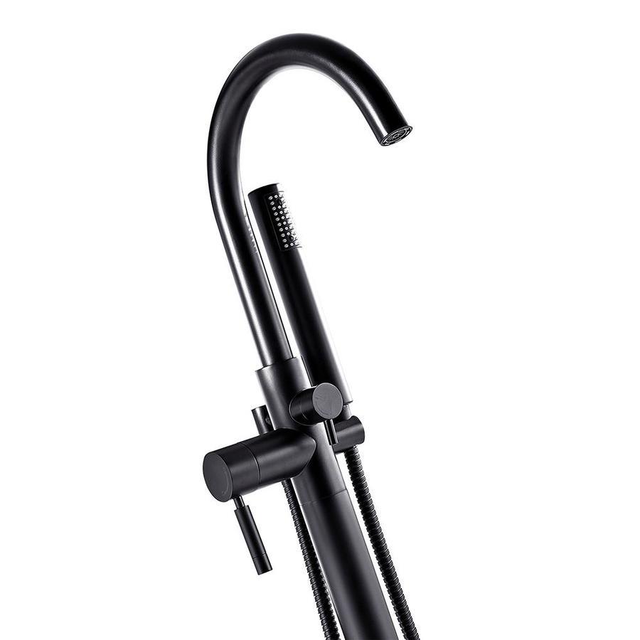 OVE Decors Athena Chrome 1-Handle Residential Freestanding Bathtub Faucet with Hand Shower - Super Arbor