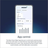 U by Moen Sleek Single-Handle Pull-Down Sprayer Smart Kitchen Faucet with Voice Control in Spot Resist Stainless
