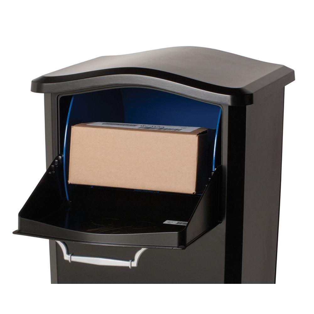 Elephantrunk Black Locking Extra-Large Mailbox Parcel Drop - Super Arbor