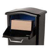 Elephantrunk Black Locking Extra-Large Mailbox Parcel Drop - Super Arbor